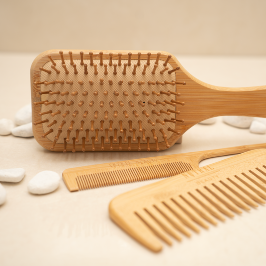Scalp Bamboo Brush (3-piece set)